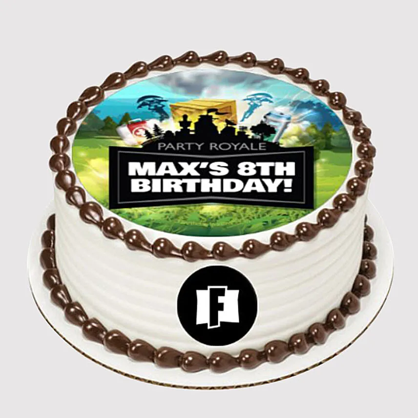 Party Royale Photo Cake