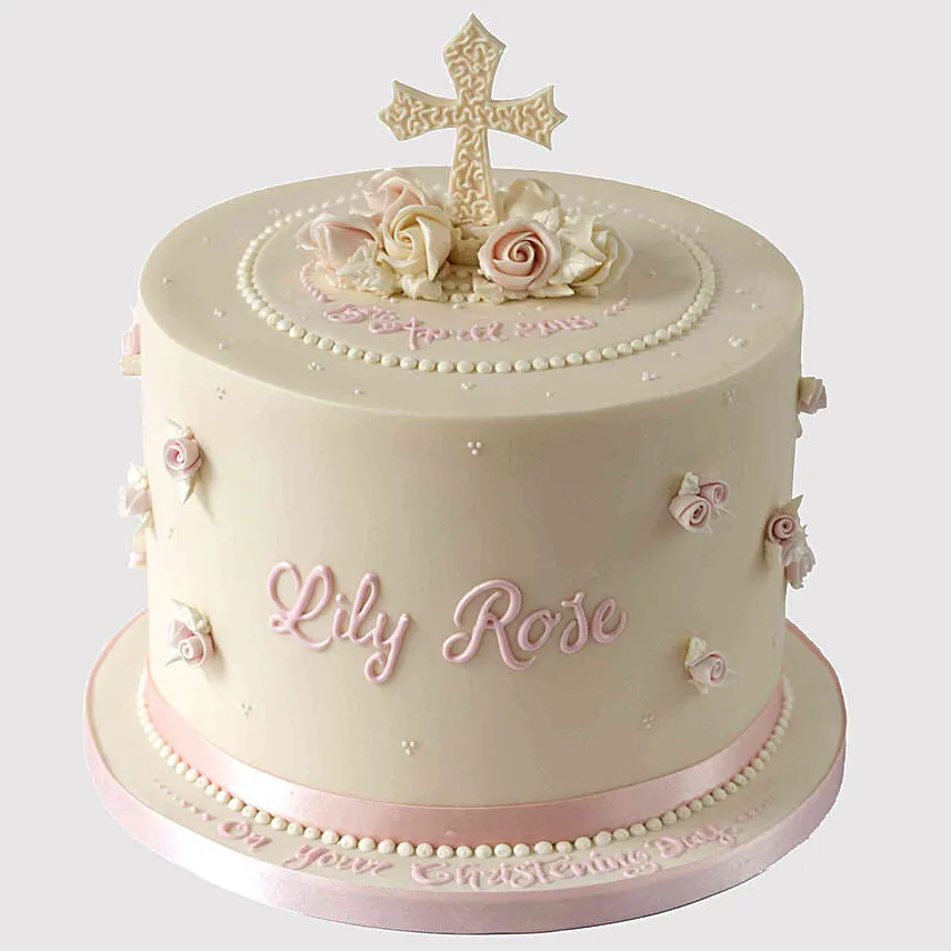 Pretty White Cake