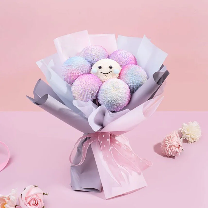 Beautifully Tied Ping Pong Bouquet