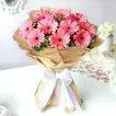 Refreshing Dark Pink Gerberas Bunch