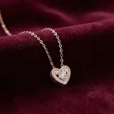 Omnia Aura 18K White Gold Necklace with Diamond Pendant