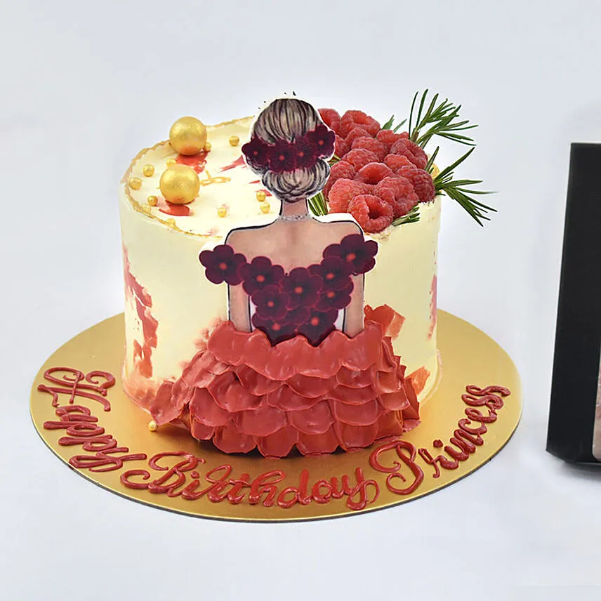 Happy Birthday Princess Marble Cake and Mirzam Chocolates