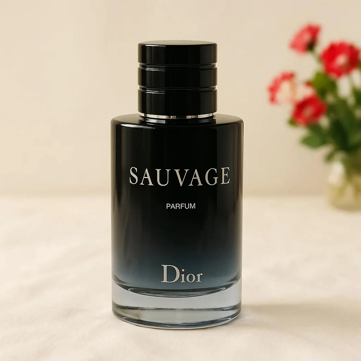 Dior Sauvage Perfume For Men 50ML With Red Roses Arrangement 