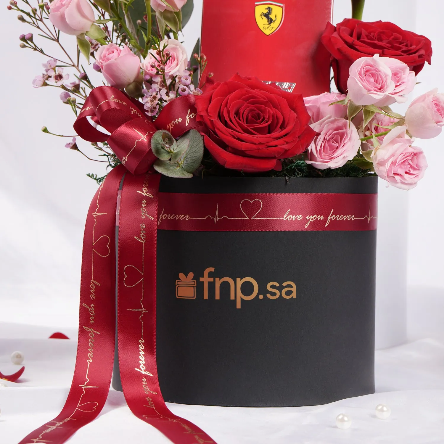  Ferrari Red Perfume  For Men n Flower Box