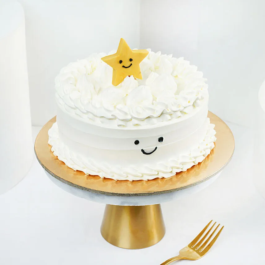 Smiling Star Marble Cake 4 Portion