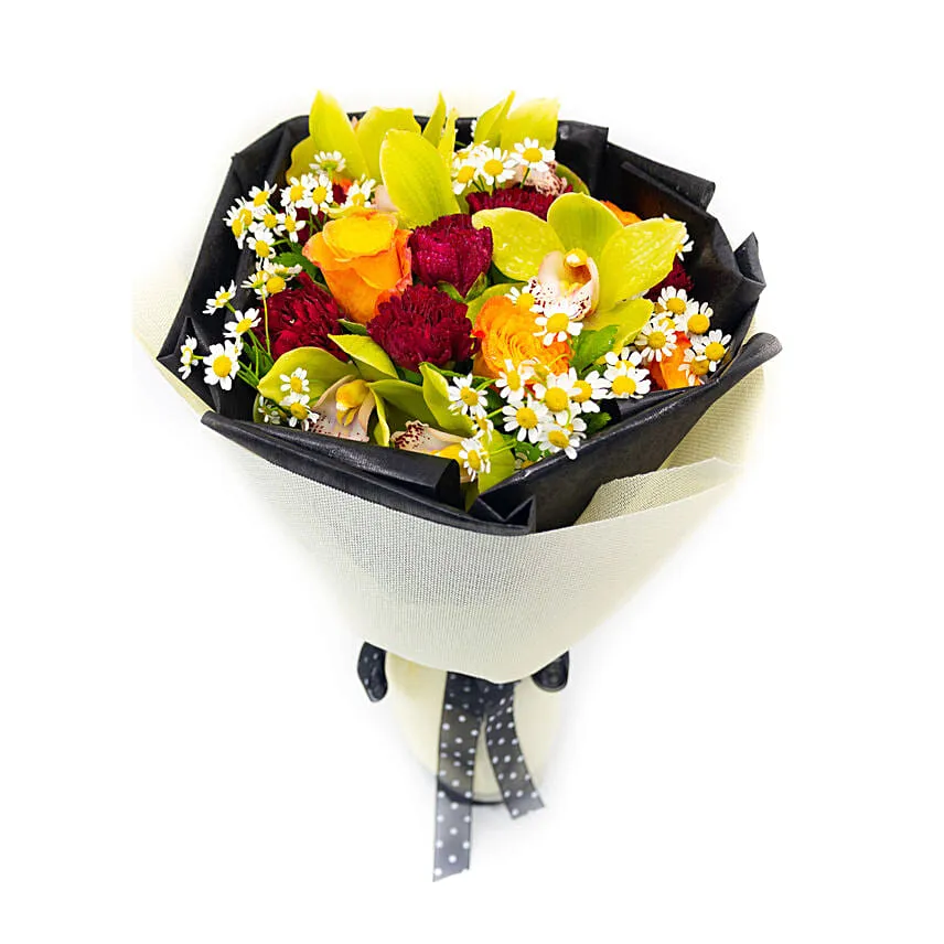 Bright Mixed Blooms Bouquet