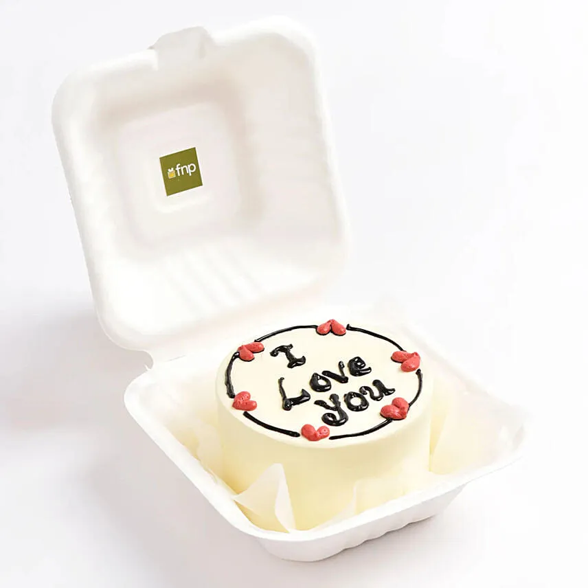 I Love You Bento Cake