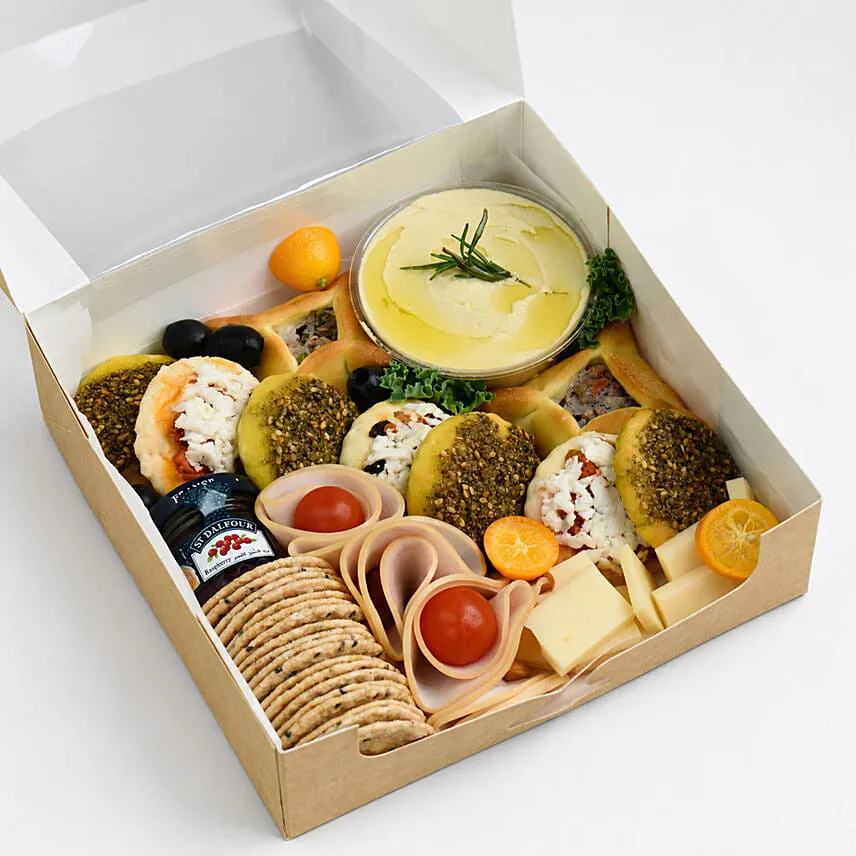 Breads and Dips Breakfast Box