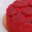 Sweetheart’s Red Velvet Heart-Shaped Delight