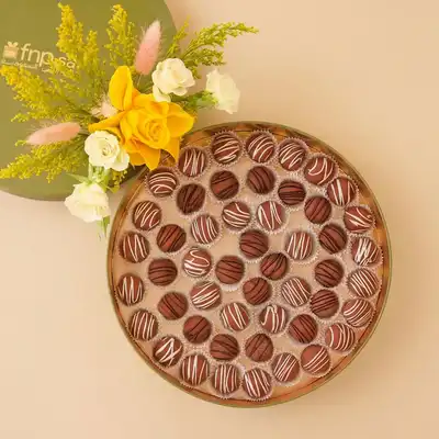 Chocolate Truffle Tray n Roses