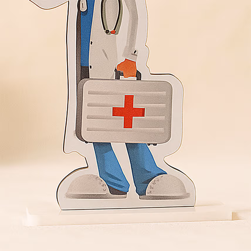 Personalised Male Doctor Caricature