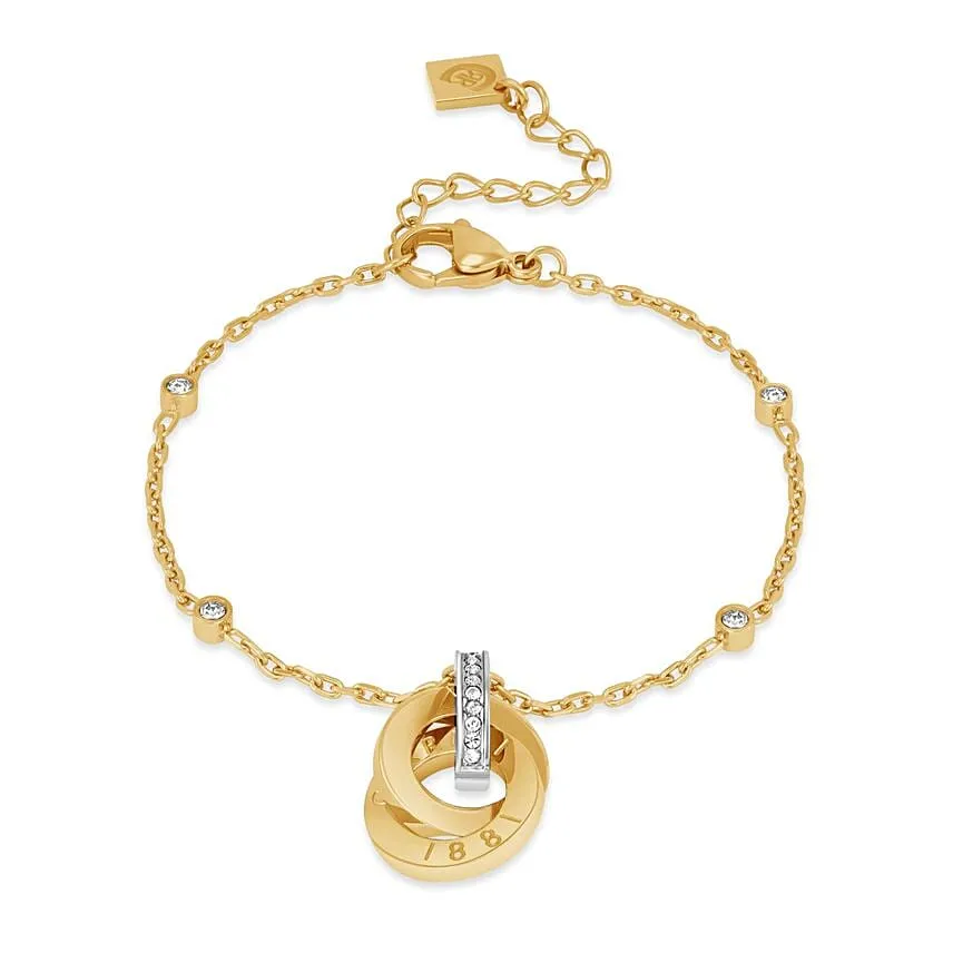Cerruti 1881 Gold Plated Rings Bracelet for Her