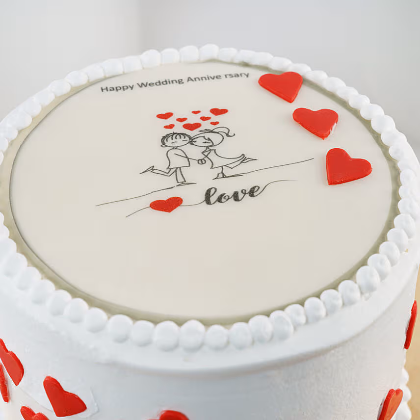 Celebration of Love Cake Cookies and Cream
