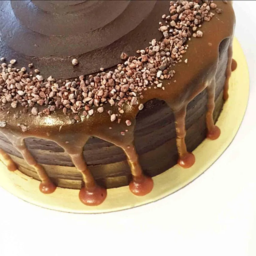 Valrhona Chocolate Salted Caramel Cake 8 inches