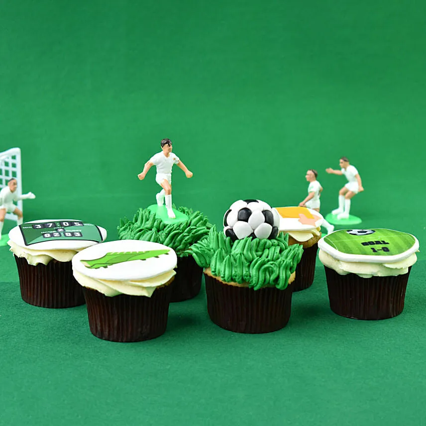 Football Fiesta Cupcakes
