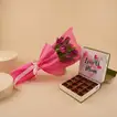 Mothers Day Tulip Bouquet with Cake & Chocolates