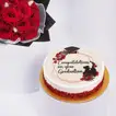 Graduation Celebration Flower & Cake - Half Kg