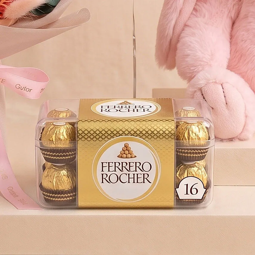 Preserved Flowers Baby Girl Congratulations Gift