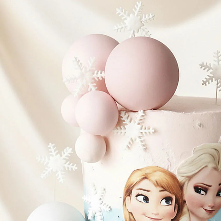 Frozen Theme Princesses Designer Cake
