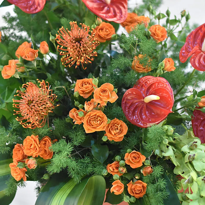 Lovely Mixed Flowers Stand