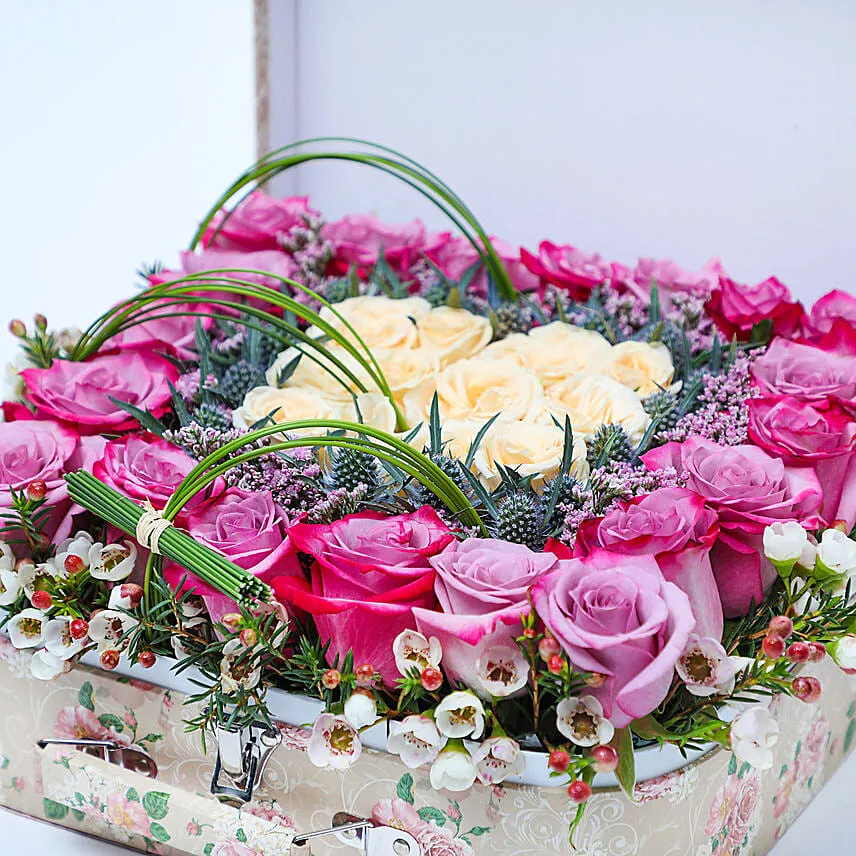 Blooming Box With Cake