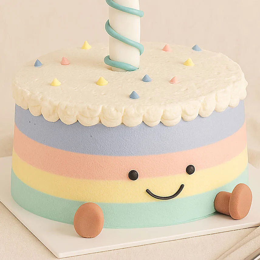 Cute Jellycat Rainbow Cake for Kidsâ€™ Birthdays