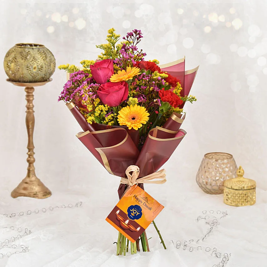 Sparks of Joy Deepavali Flower Bouquet