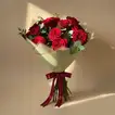 Promise of Love: Elegant 12 Red Roses - Bouquet