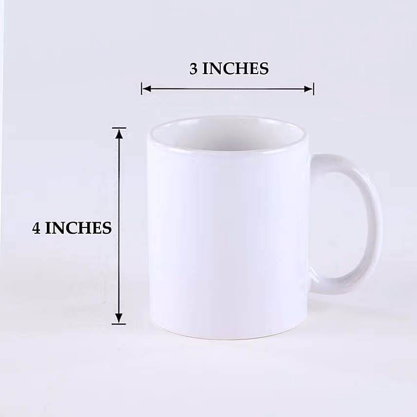 Personalised White Ceramic Mug For Mom