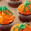 Festive Pumpkin-Shaped Chocolate Cupcakes - Perfect for Thanksgiving