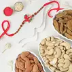 Mystical Ganesha Blessing Rakhi with Premium Dry Fruits Gift Set