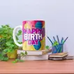 Colorful Birthday Surprise Personalized Ceramic Mug