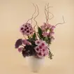 Luxury Purple Flowers in Modern Vase