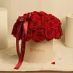 بوكس ورد احمر رومانسي