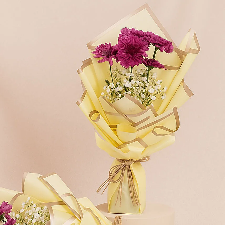 Chrysanthemums Bouquet For Teacher
