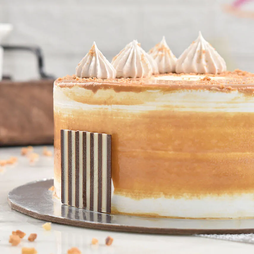 Salted Caramel Ice Cream Cake