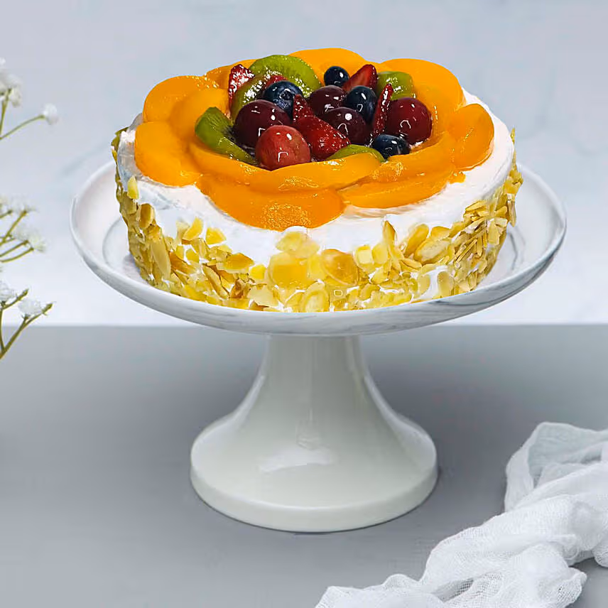 Fruit Cake With Money Plant