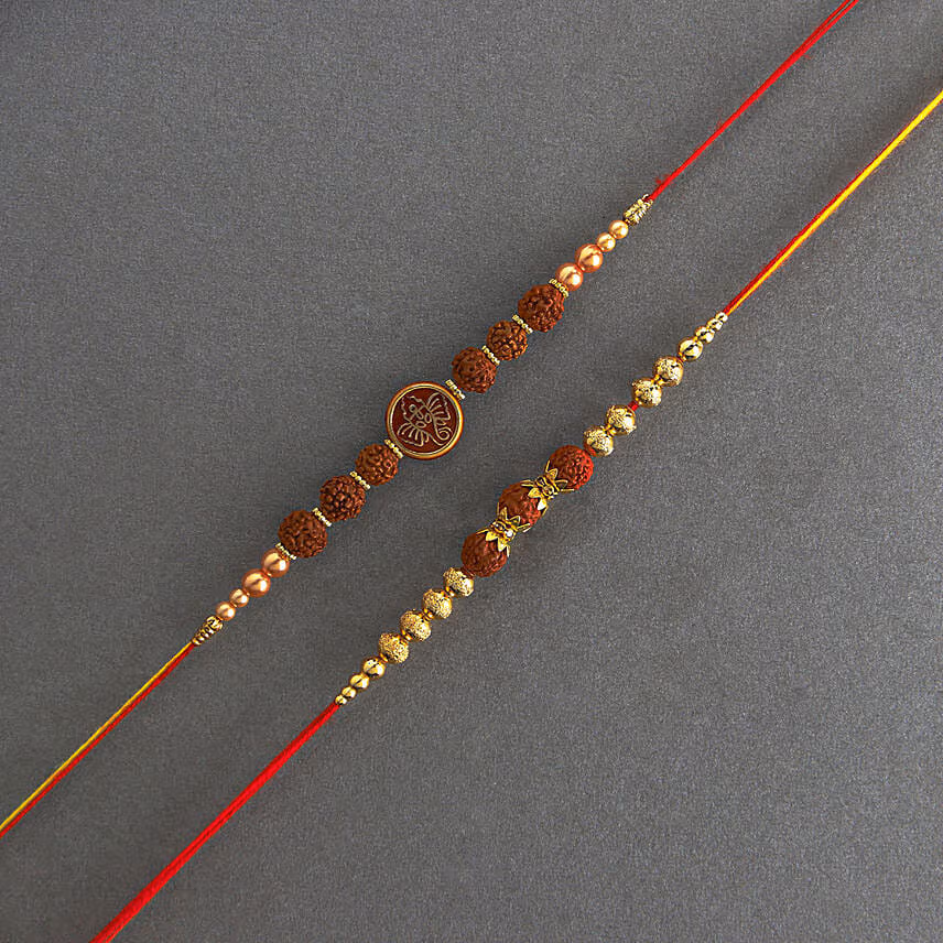 Serene Spirit Rudraksha Rakhi N Gulab Jamun