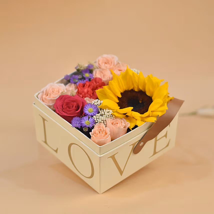 Delightful Flowers Love Box
