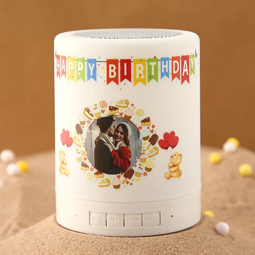 Personalised Happy Birthday LED Speaker