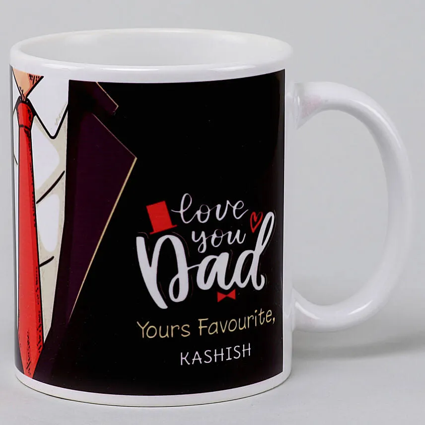 Love You Dad Personalized Mug