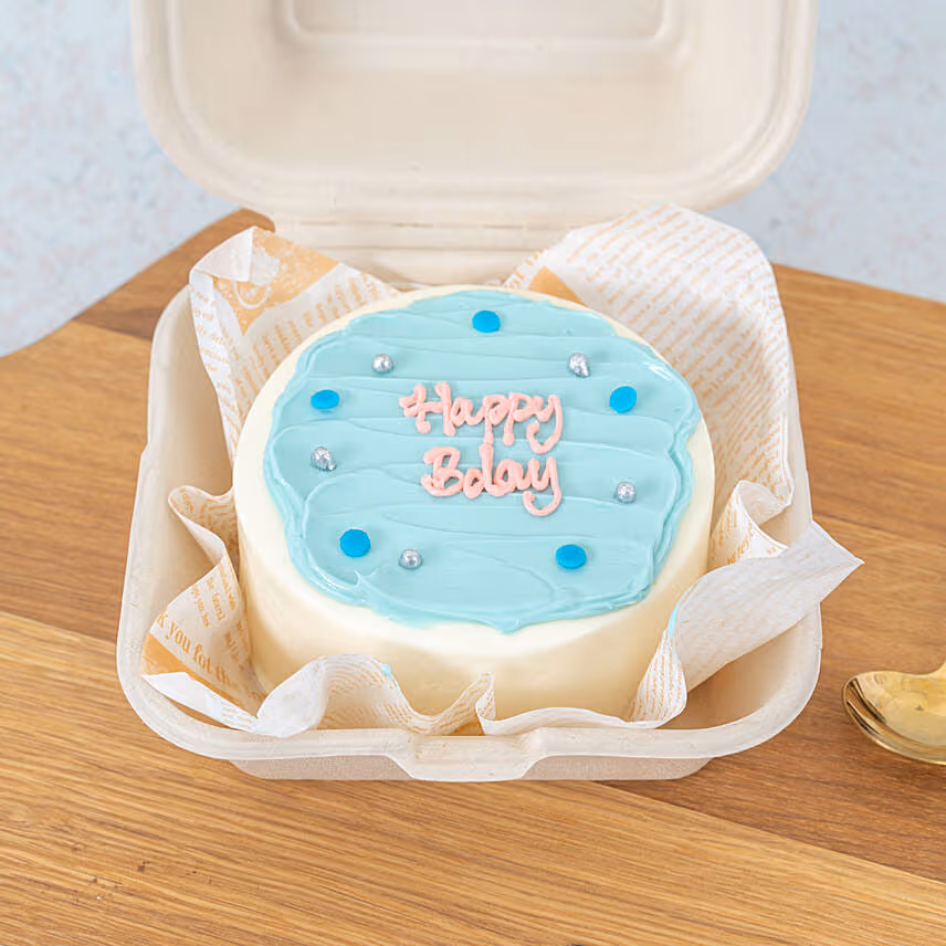 Sweety Blue Bento Cake