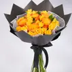 Elegant Yellow & Orange Roses Graduation Bouquet