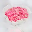 Elegant Bouquet of 15 Majestic Pink Roses