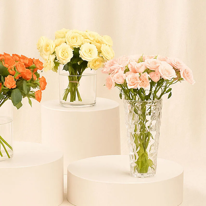 Trio of Rose Beauty