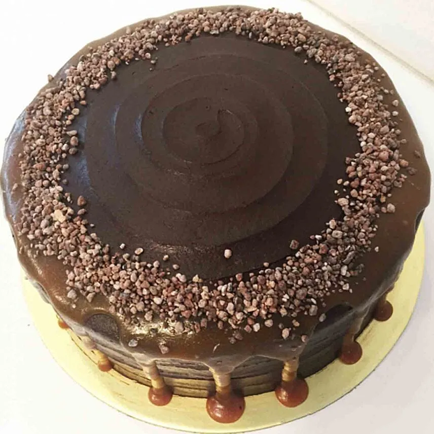Valrhona Chocolate Salted Caramel Cake 8 inches