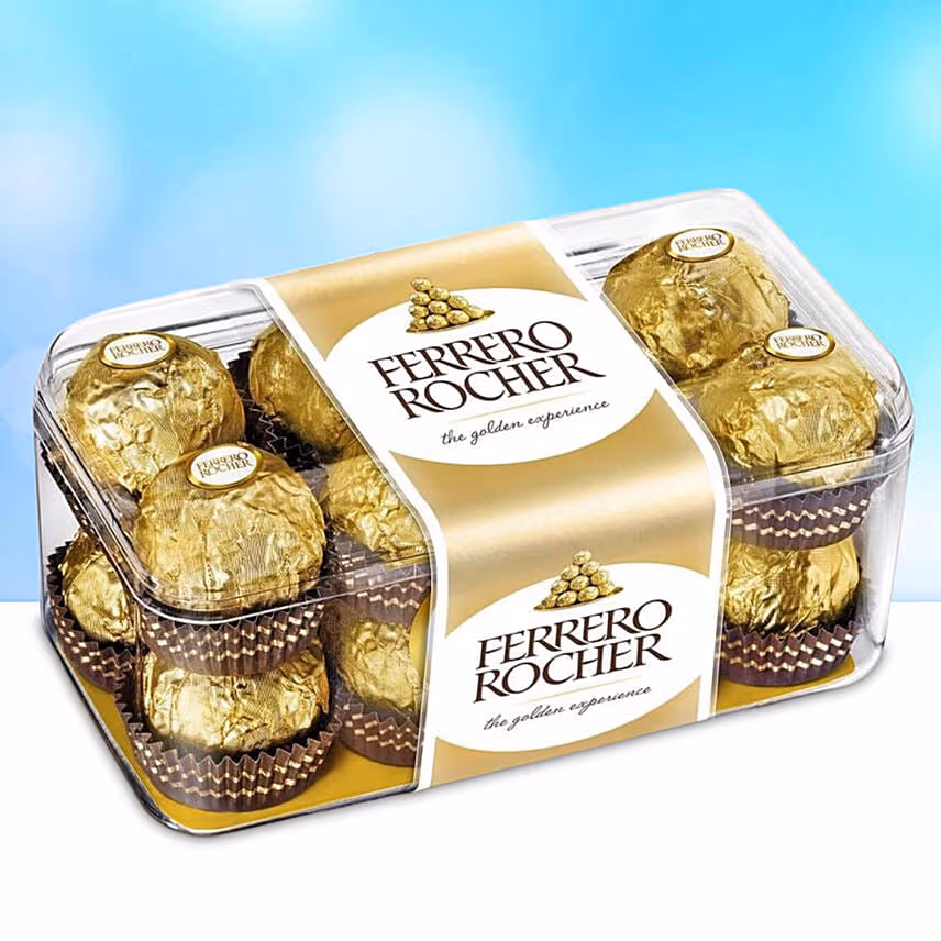 I Love You Personalised Led Cushion With Ferrero Rocher