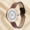 Titan Marhaba Women's Analog Watch with Silver-White Dial and Fresh Blooms Gift Set