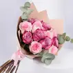 Elegant Soft Purple Hand Bouquet for Umrah Mubaraka Celebration