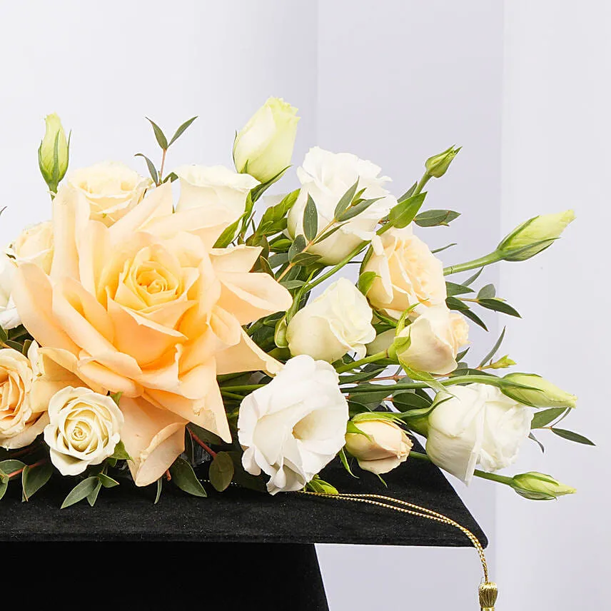Graduation Hat Flowers And Chocolates